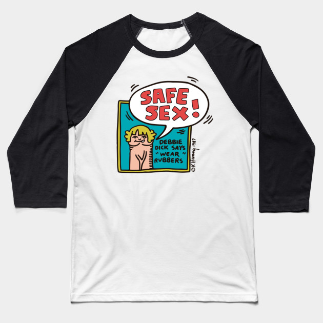 Safe Sex Keith Haring Haring Baseball TShirt TeePublic